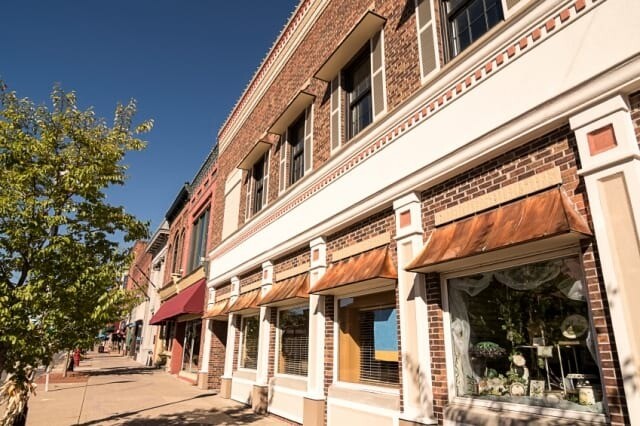 Small business storefront